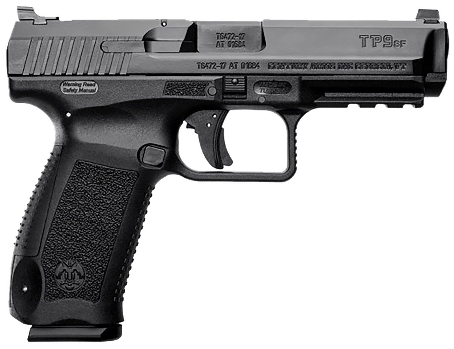 Canik TP9SF 9mm 4.46″ 18+1 Black
