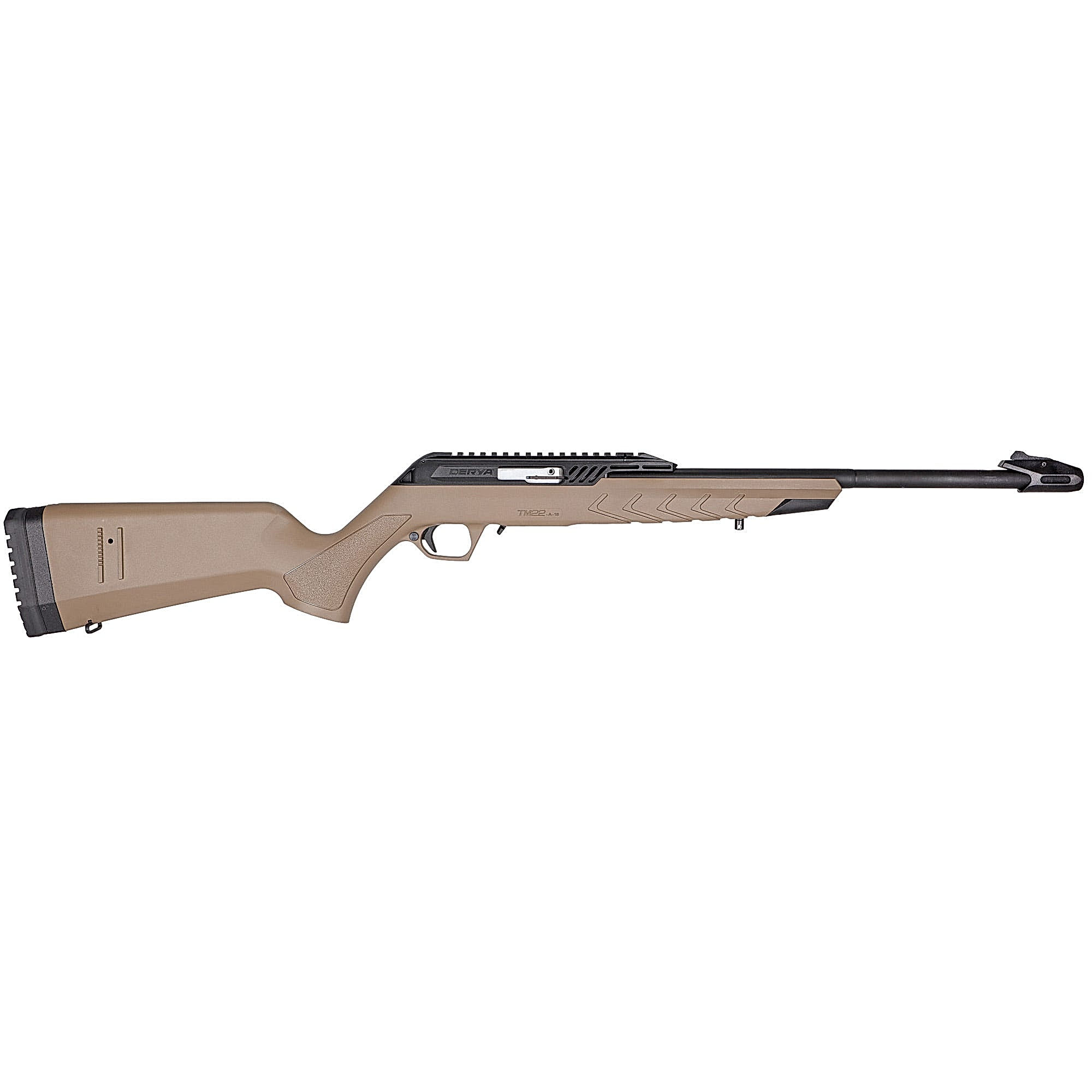 Derya TM22 Flat Dark Earth .22 LR 18″ Barrel 10-Rounds – .22
