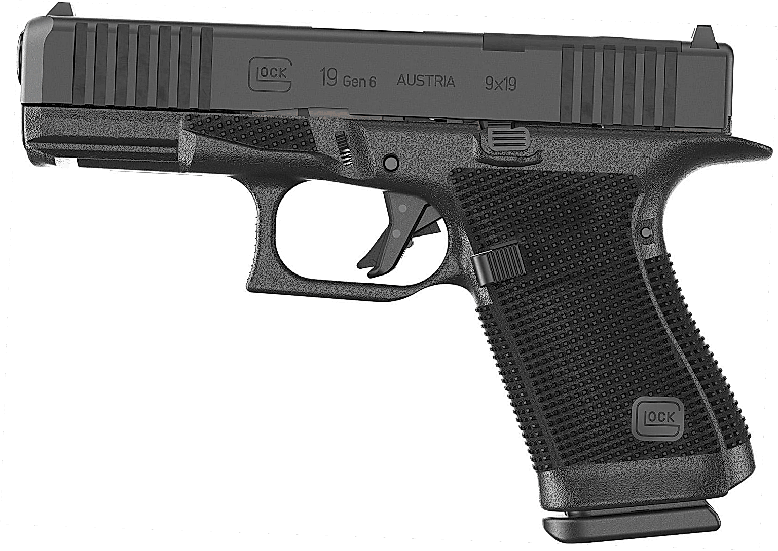 Glock 19 Gen 6 MOS 9mm 4.02″ Barrel 10-Rounds – 9mm