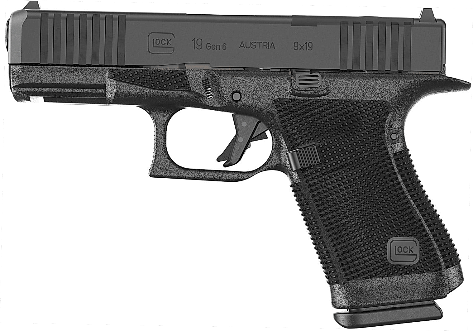 Glock 19 Gen 6 MOS 9mm 4.02″ Barrel 15-Rounds – 9mm
