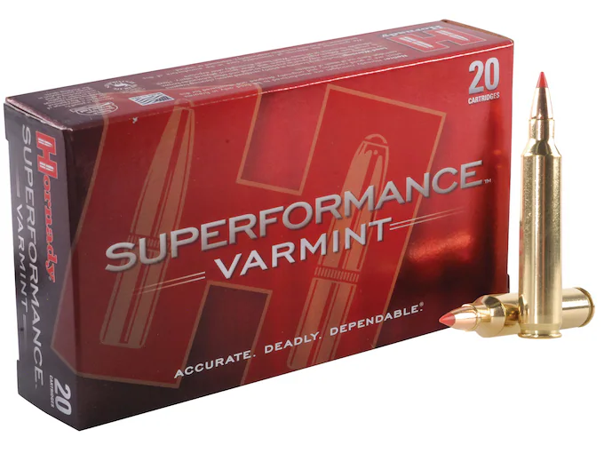 Hornady Superformance Varmint 204 Ruger Ammo 40 Grain Hornady V-Max Polymer Tip 500rounds For Sale