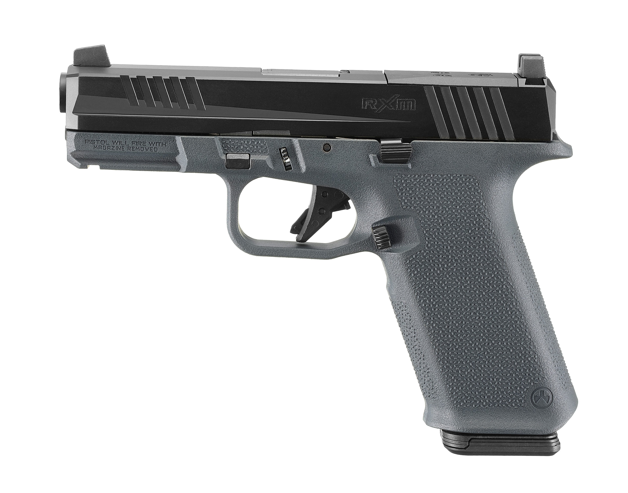 Ruger RXM Black / Stealth Gray 9mm 4″ Barrel 17-Rounds Op…
